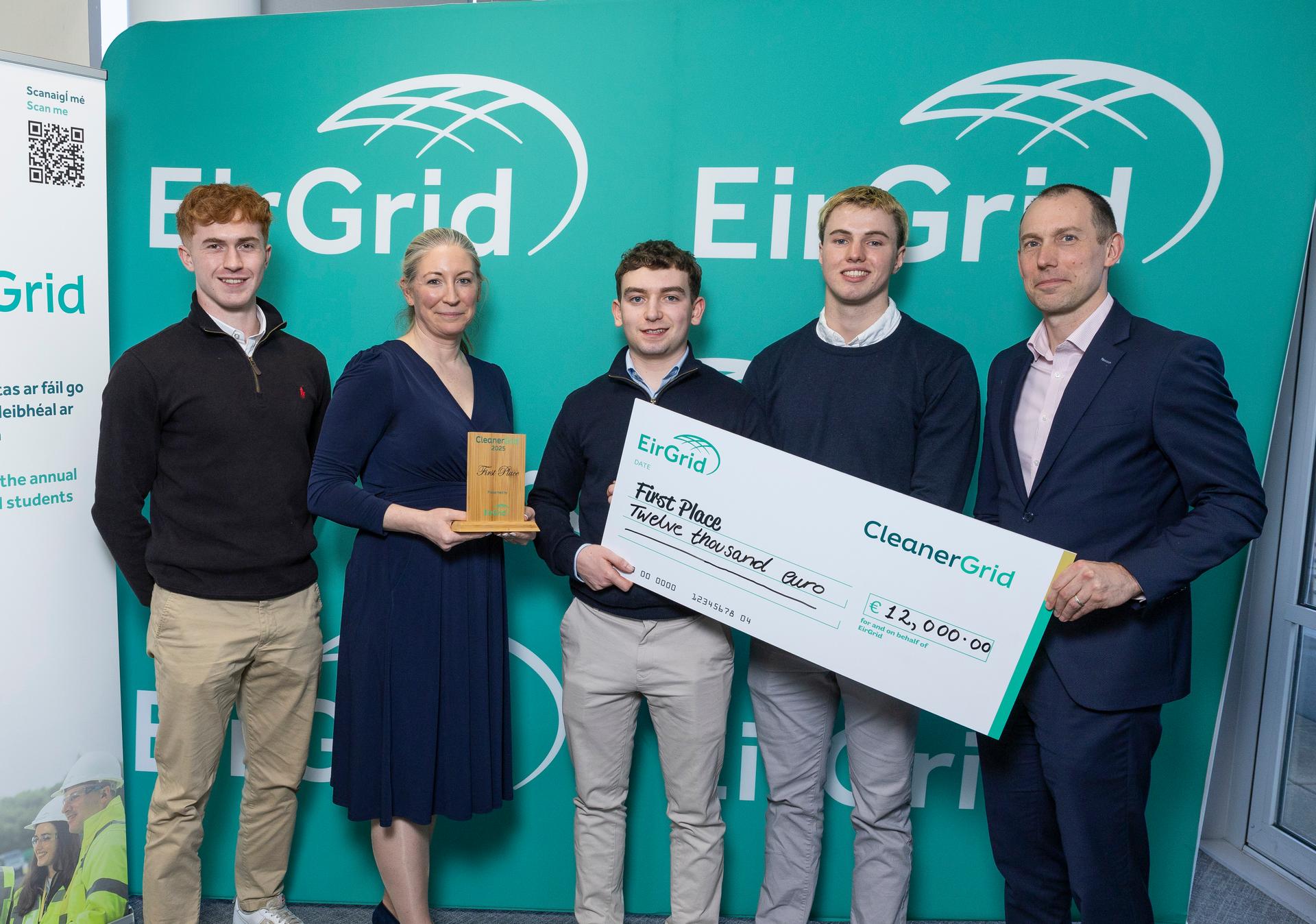 The winners of the 2025 CleanerGrid contest