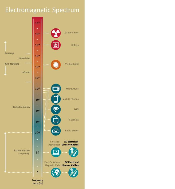  infographic of electromagnetic spectrum
